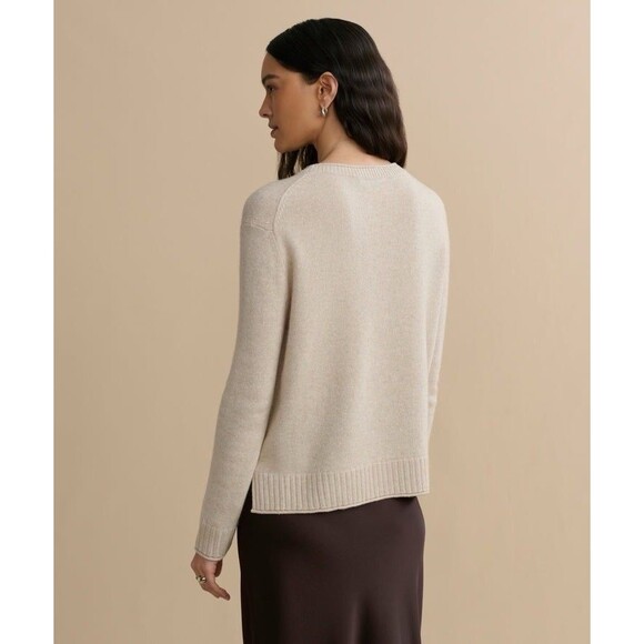 Jenni Kayne Everyday Sweater  Size XXL Beige Wool Blend Knit Sweater - Picture 2 of 12